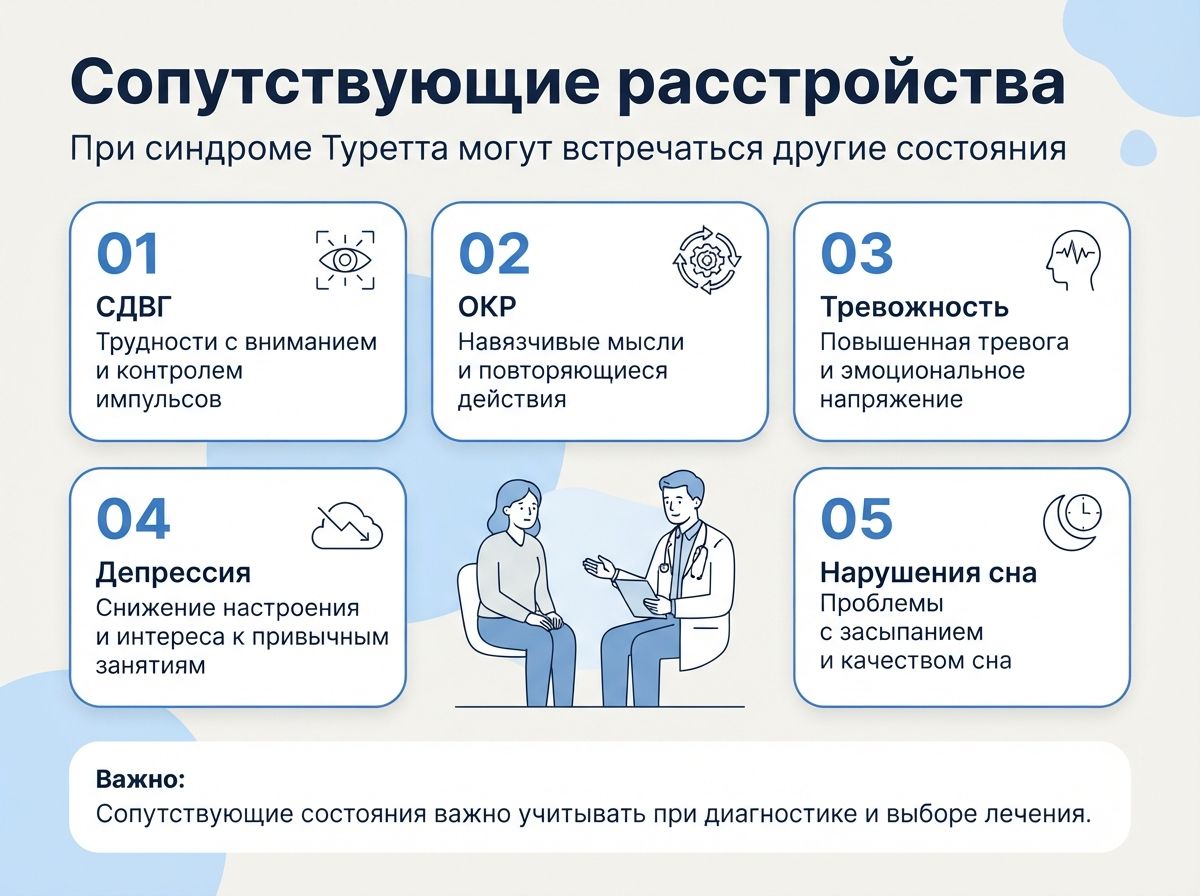 Лечение синдрома Туретта в Уфе инфографика